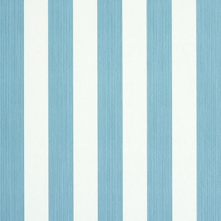 Edwin Stripe Medium Slate 5011885 by Schumacher Designer Wallpaper Stripe Wallcovering Collection 2.44" - Swanky Fabrics -