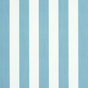 Schumacher Wallpaper Edwin Stripe Medium Slate 5011885