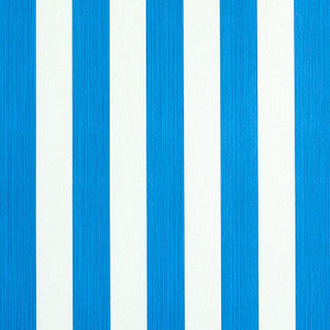 Schumacher Wallpaper Edwin Stripe Medium Cobalt 5011886