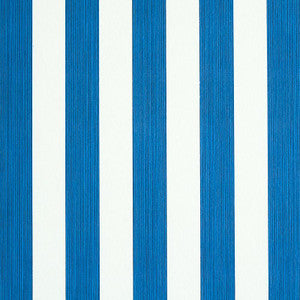 Schumacher Wallpaper Edwin Stripe Medium Navy 5011887