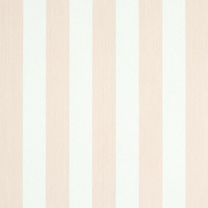 Edwin Stripe Medium Blush 5011894 by Schumacher Designer Wallpaper Stripe Wallcovering Collection 2.44" - Swanky Fabrics -
