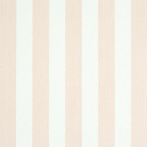 Schumacher Wallpaper Edwin Stripe Medium Blush 5011894