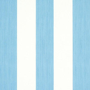 Schumacher Wallpaper Edwin Stripe Wide Ocean 5011904