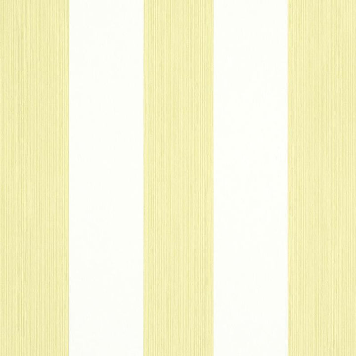Edwin Stripe Wide Citron 5011908 by Schumacher Designer Wallpaper Stripe Wallcovering Collection 4.5" - Swanky Fabrics -
