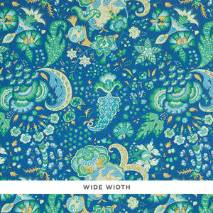 Schumacher Wallpaper Majorelle Blue 5011350