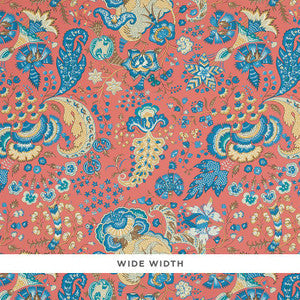 Schumacher Wallpaper Majorelle Red 5011351