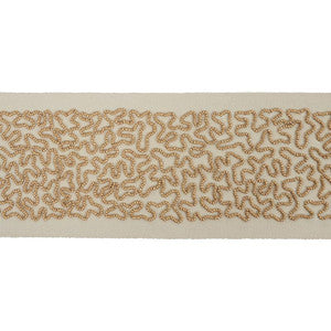 Schumacher Trim Vermicelli Beaded Tape Gold 77481