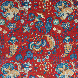 Schumacher Fabric Majorelle Velvet Red 179421