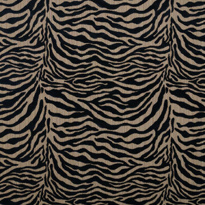 Schumacher Fabric Regine Strie Velvet Ebony 77771