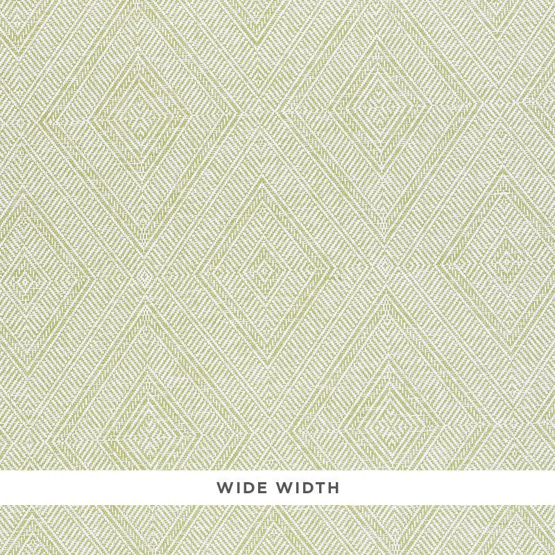 Tortola Paperweave Green 5011251 by Schumacher Designer Wallpaper Woven Wallcoverings 14.5" - Swanky Fabrics -