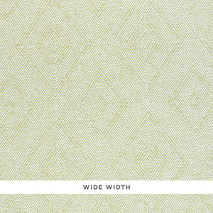 Schumacher Wallpaper Tortola Paperweave Green 5011251