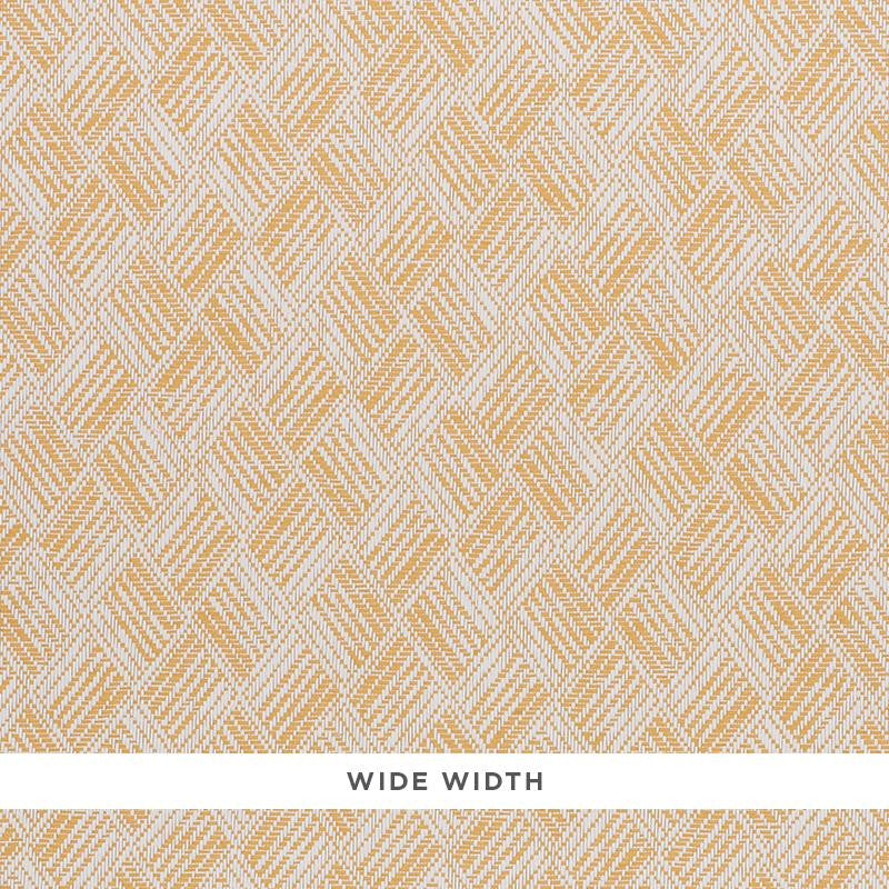 Ashberg Paperweave Yellow 5011261 by Schumacher Designer Wallpaper Woven Wallcoverings 6.75" - Swanky Fabrics -