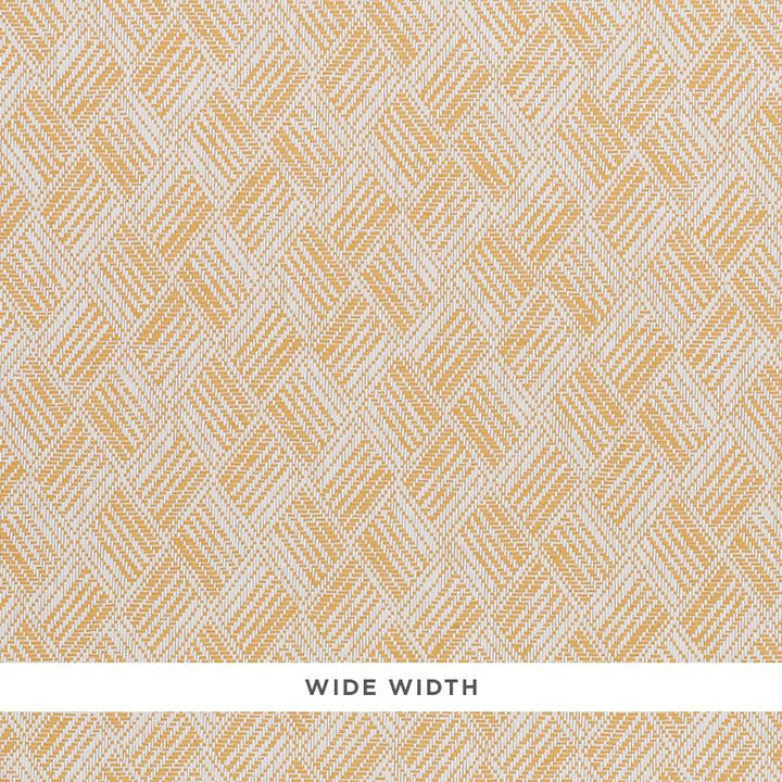 Ashberg Paperweave Yellow 5011261 by Schumacher Designer Wallpaper Woven Wallcoverings 6.75" - Swanky Fabrics -