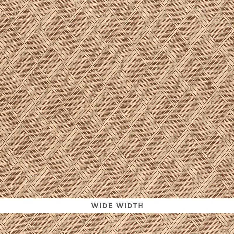 Ashberg Paperweave Brown 5011262 by Schumacher Designer Wallpaper Woven Wallcoverings 6.75" - Swanky Fabrics -