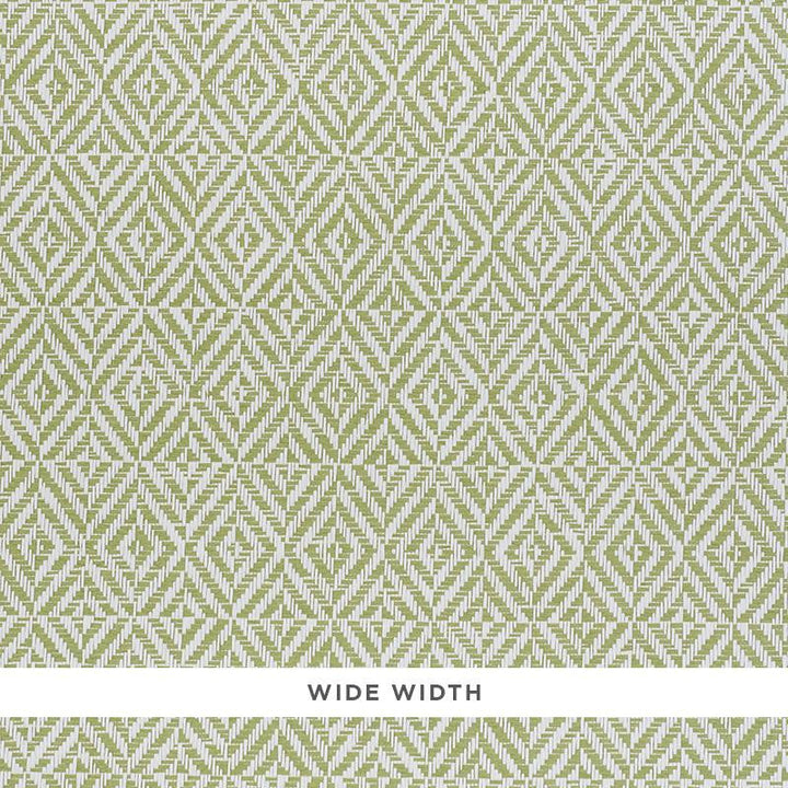 Jubilee Paperweave Green 5011270 by Schumacher Designer Wallpaper Woven Wallcoverings 2.38" - Swanky Fabrics -