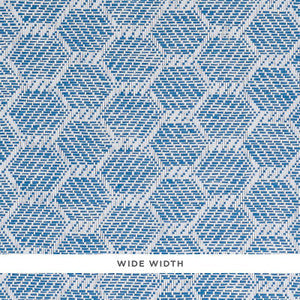 Schumacher Wallpaper Abaco Paperweave Blue 5011282