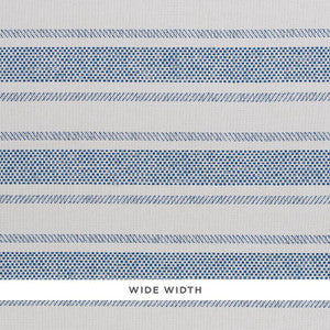 Schumacher Wallpaper Oxnard Paperweave Blue 5011302