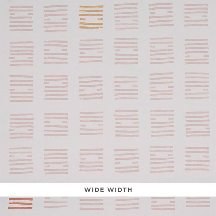 Tiasquam Blush 5011821 by Schumacher Designer Wallpaper Caroline Z Hurley 54.0" - Swanky Fabrics -
