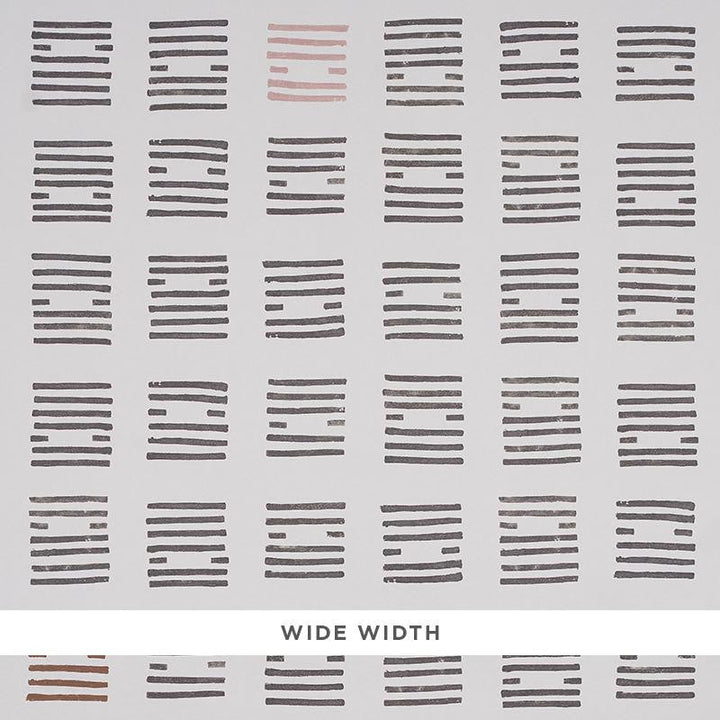 Tiasquam Charcoal 5011822 by Schumacher Designer Wallpaper Caroline Z Hurley 54.0" - Swanky Fabrics -
