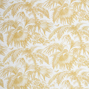 Schumacher Fabric Toile Tropique Gold 179510