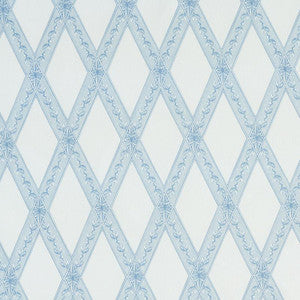 Schumacher Fabric Les Losanges Toile Sky 179460