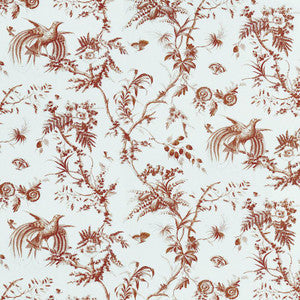 Schumacher Fabric Toile De La Prairie Brown 179572