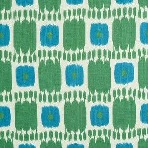 Schumacher Fabric Kandira Peacock 174405