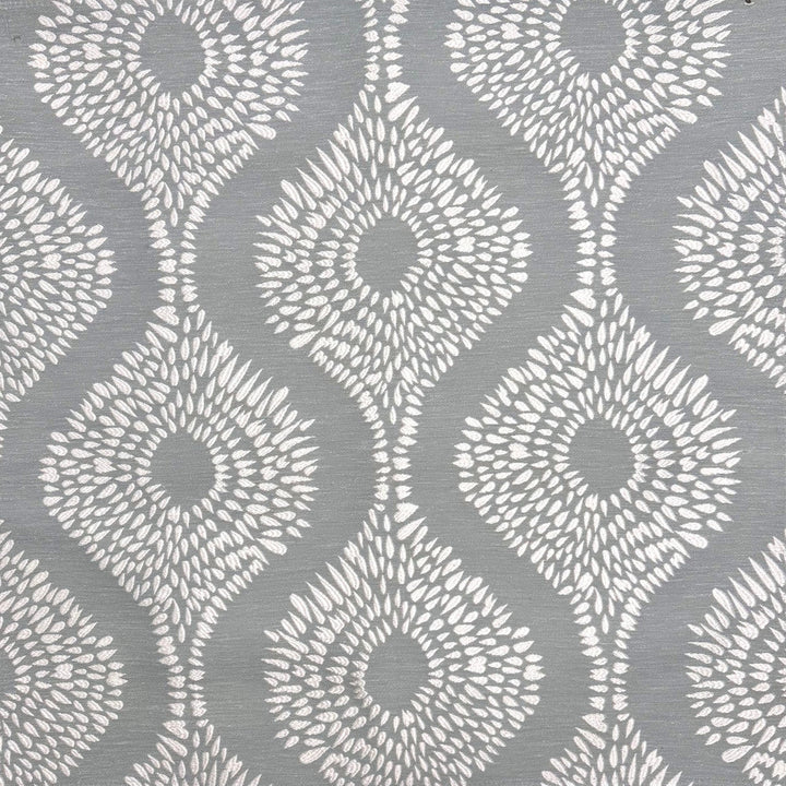 Emb By Lomasi B Fog by Europatex Designer Fabric Embroideries by Lomasi 70% Polyester, 15% Cotton, 15% Linen 9.71" H, 9.89" V 54.00 inches - Swanky Fabrics -
