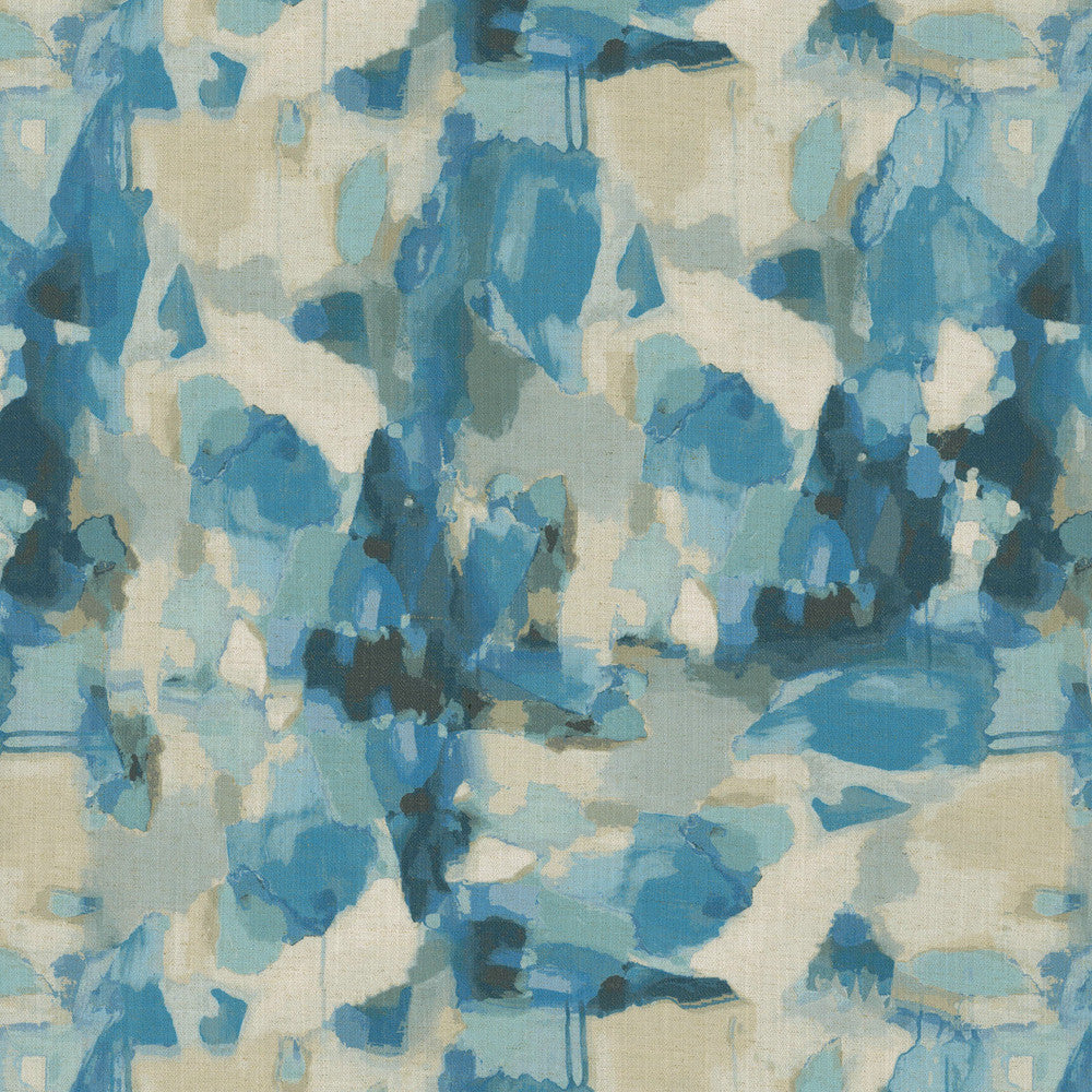 Lunar Voyage Atmosphere 470491 by PKL Studio Designer Fabric - 95% polyester, 5% linen, acrylic backed India 51000 Horizontal: 27 and Vertical: 27 54 - Swanky Fabrics -