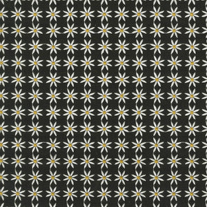 PKL Studio Fabric Daisy Emb Black 470540