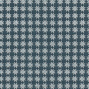 PKL Studio Fabric Daisy Emb Blue 470541