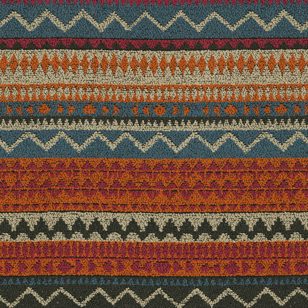 Pilgrimage Stripe Carnival 470590 by PKL Studio Designer Fabric - 96% polyester, 4% cotton India 51000 Horizontal: 13.75 and Vertical: 18.5 55 - Swanky Fabrics -