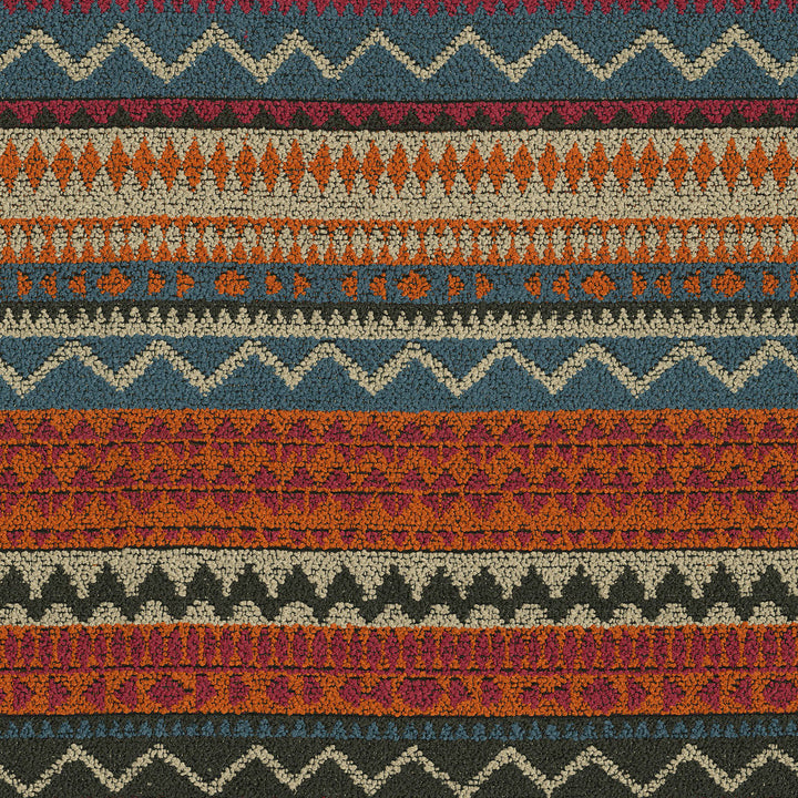 Pilgrimage Stripe Carnival 470590 by PKL Studio Designer Fabric - 96% polyester, 4% cotton India 51000 Horizontal: 13.75 and Vertical: 18.5 55 - Swanky Fabrics -