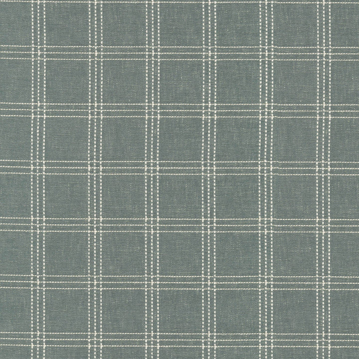 Catalina Check Chambray 470610 by PKL Studio Designer Fabric - 83% polyester, 17% cotton India 51000 Horizontal: 2.25 and Vertical: 2 55 - Swanky Fabrics -