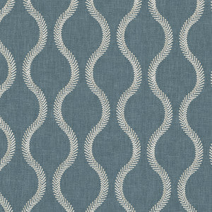 PKL Studio Fabric Flourish Emb Baltic 470821