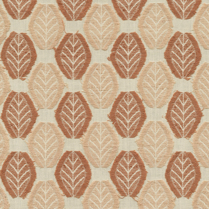 Fringe Leaf Cameo 470832 by PKL Studio Designer Fabric - 43% cotton, 57% polyester India 30000 Horizontal: 3.38 and Vertical: 3.75 55 - Swanky Fabrics -