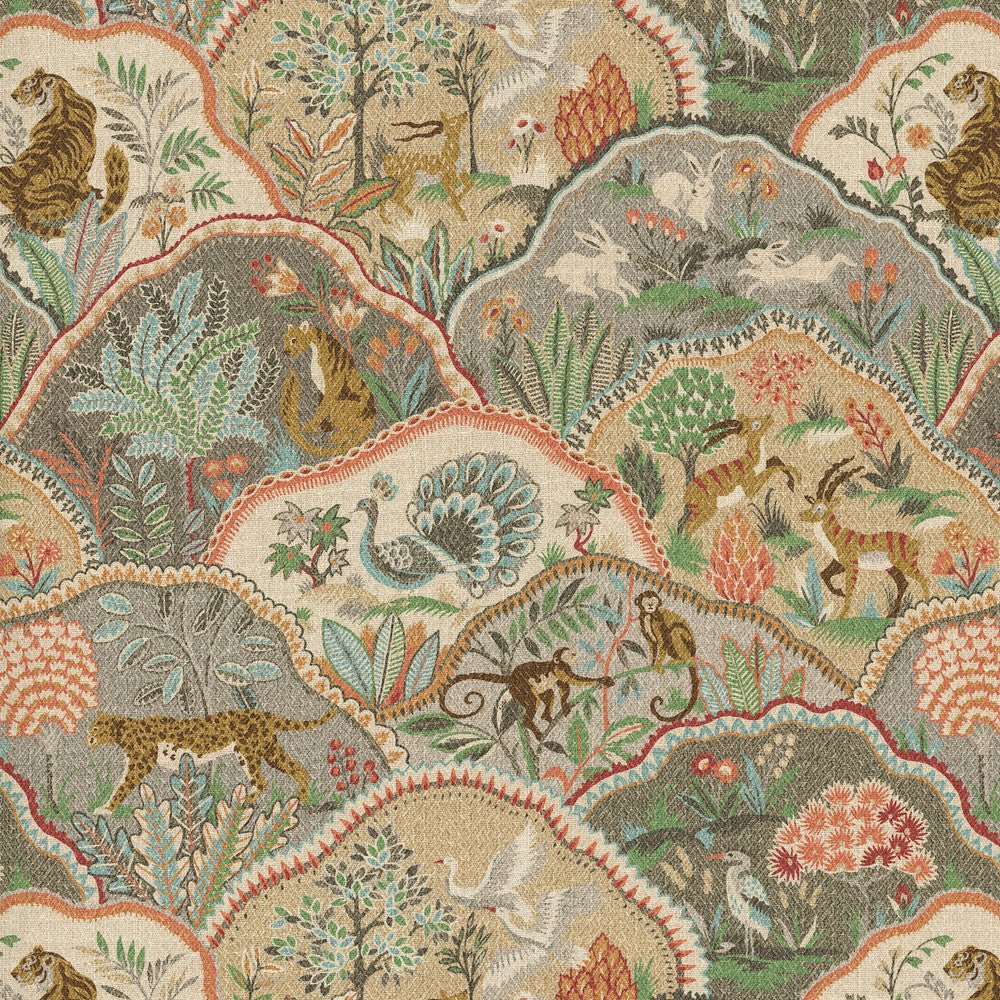 Zoologic Nectar 470921 by PKL Studio Designer Fabric - 100% cotton China 24000 Horizontal: 27 and Vertical: 27 54 - Swanky Fabrics -