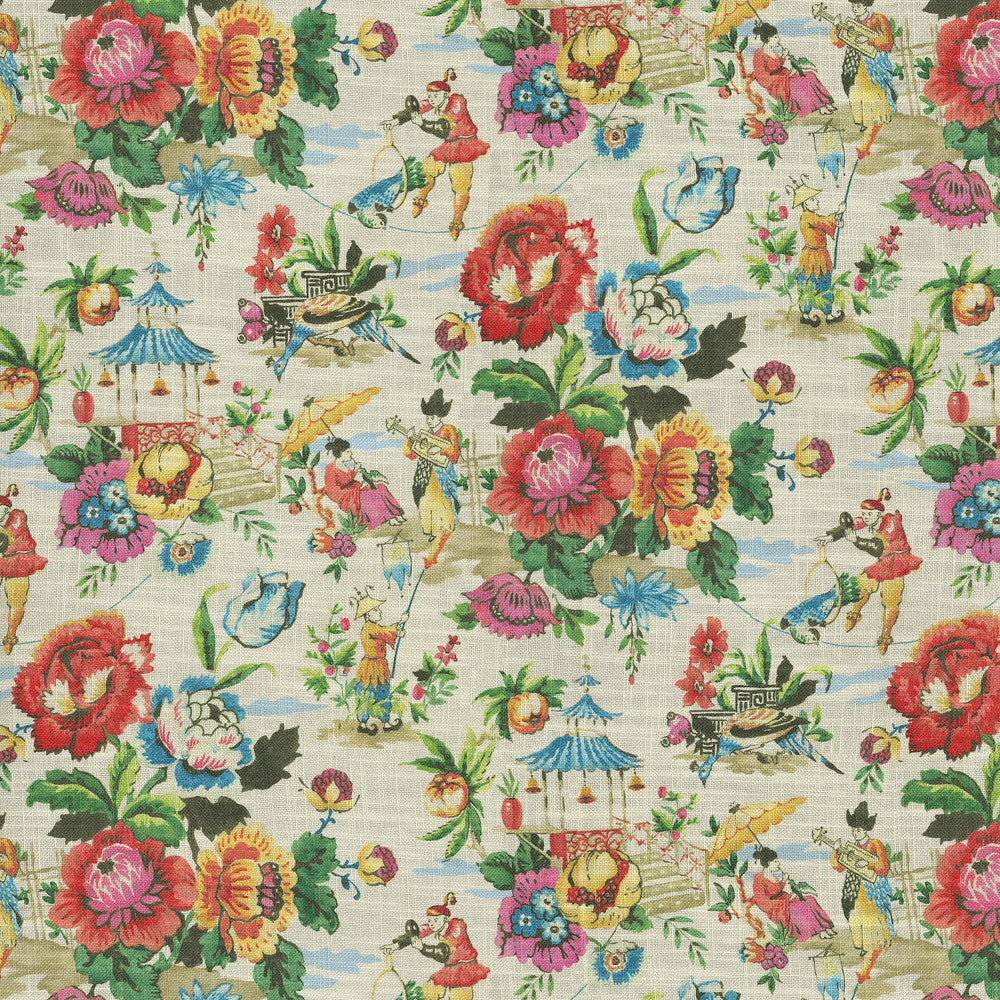 Travel Diary Chiffon 471030 by PKL Studio Designer Fabric - 75% cotton, 25% linen Pakistan 15000 Horizontal: 13.5 and Vertical: 25.25 54 - Swanky Fabrics -