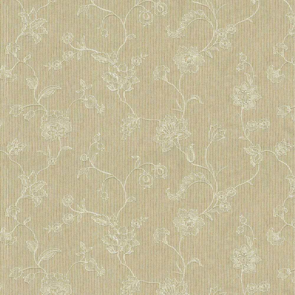 Homestead Linen 471112 by P/K LIFESTYLES Designer Fabric - Base 50% polyester, 30% cotton, 20% linen / Emb. 100% polyester India 15000 Horizontal: 25.5 and Vertical: 15.5 54  - Swanky Fabrics -