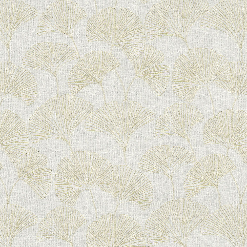 Ginko Emb. Dune 471122 by P/K LIFESTYLES Designer Fabric - Base 55% cotton, 46% polyester / Emb. 49% cotton, 51% polyester India 51000 Horizontal: 17 and Vertical: 15.5 54  - Swanky Fabrics -
