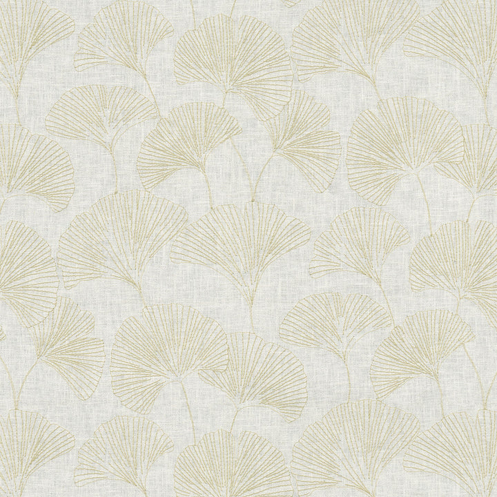 Ginko Emb. Dune 471122 by P/K LIFESTYLES Designer Fabric - Base 55% cotton, 46% polyester / Emb. 49% cotton, 51% polyester India 51000 Horizontal: 17 and Vertical: 15.5 54  - Swanky Fabrics -