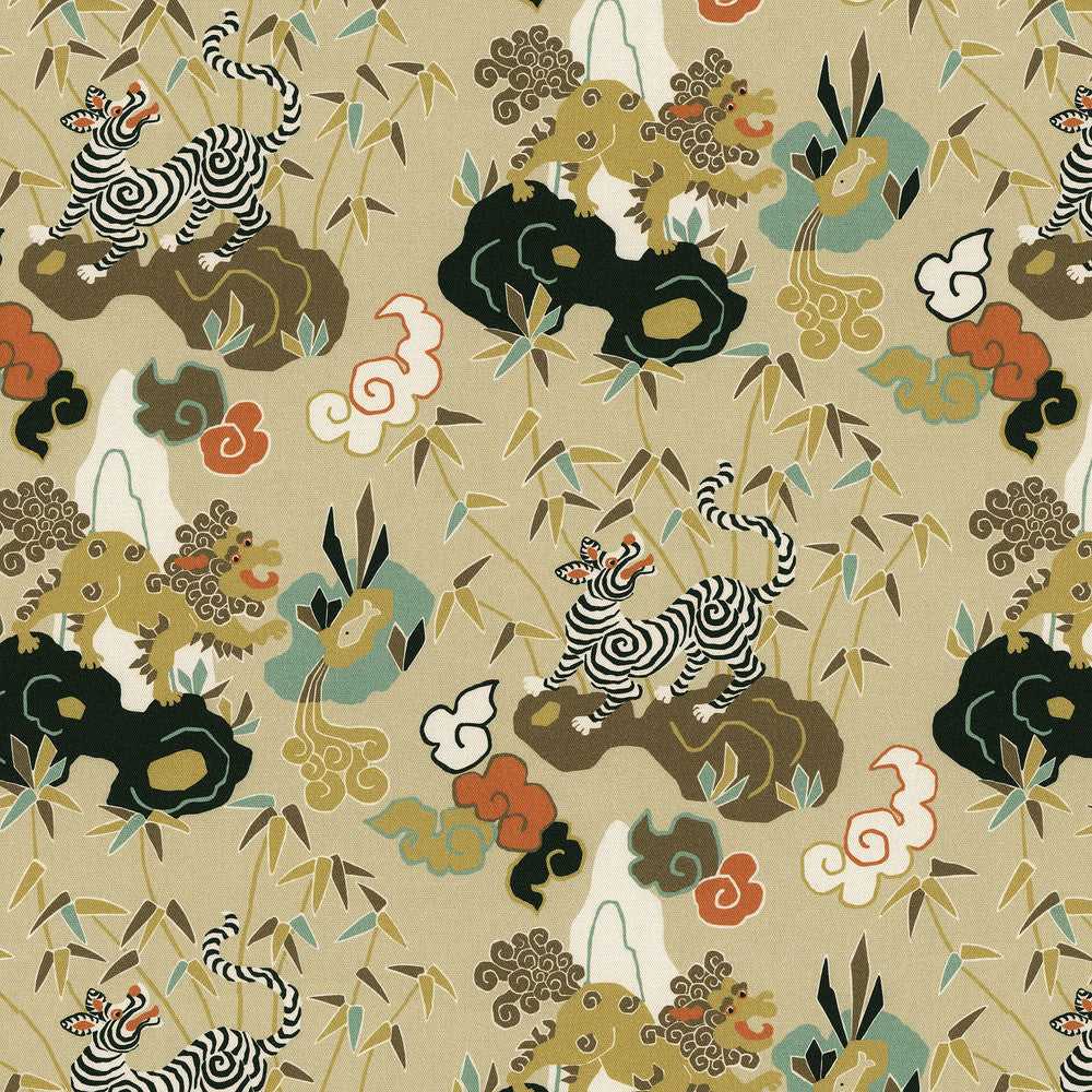 Playful Zebra Toast 471322 by P/K LIFESTYLES Designer Fabric - 100% cotton Spain 51000 Horizontal: 13.5 and Vertical: 25.25 54  - Swanky Fabrics -