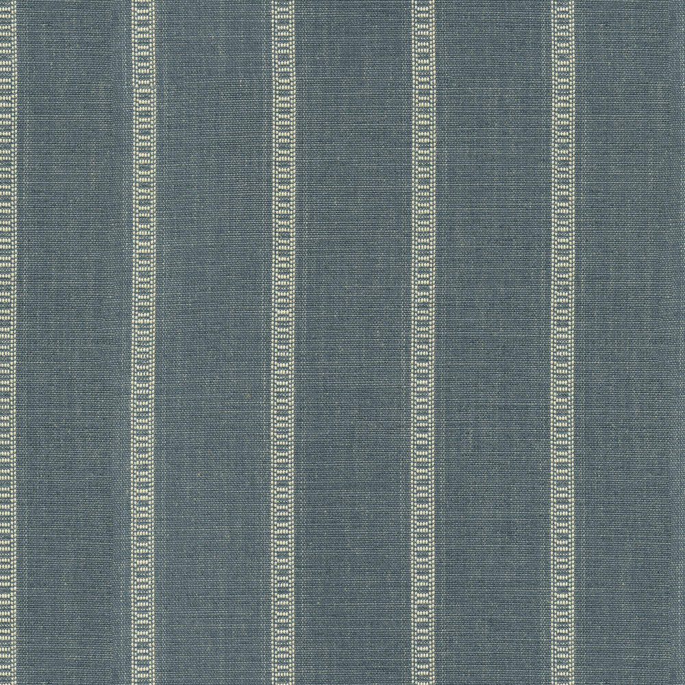 Rancho Stripe Chambray by PK Lifestyles Designer Fabric - 89% polyester, 7% cotton, 4% linen India 50000 Horizontal: 2.62 and Vertical: 0.75 56 - Swanky Fabrics -