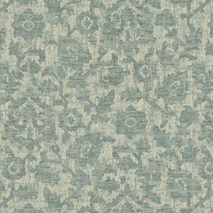 Bijar Floral Seaglass by PK Lifestyles Designer Fabric - 88% polyester, 12% linen India 50000 Horizontal: 13.75 and Vertical: 13.63 55 - Swanky Fabrics -