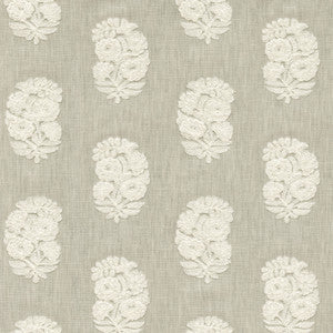PK Lifestyles Fabric Bodhi Emb Flax