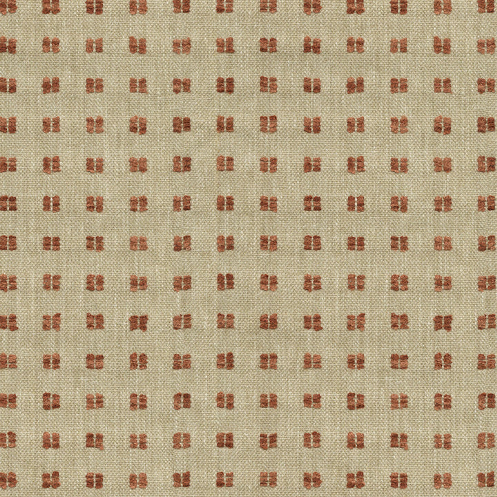 Boucle Blocks Cayenne by PK Lifestyles Designer Fabric - 59% polyester, 41% cotton India 51000 Horizontal: 1.25 and Vertical: 1 54 - Swanky Fabrics -