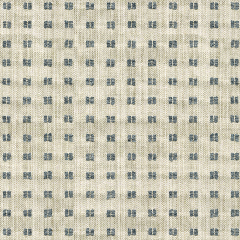 Boucle Blocks Cornflower by PK Lifestyles Designer Fabric - 59% polyester, 41% cotton India 51000 Horizontal: 1.25 and Vertical: 1 54 - Swanky Fabrics -