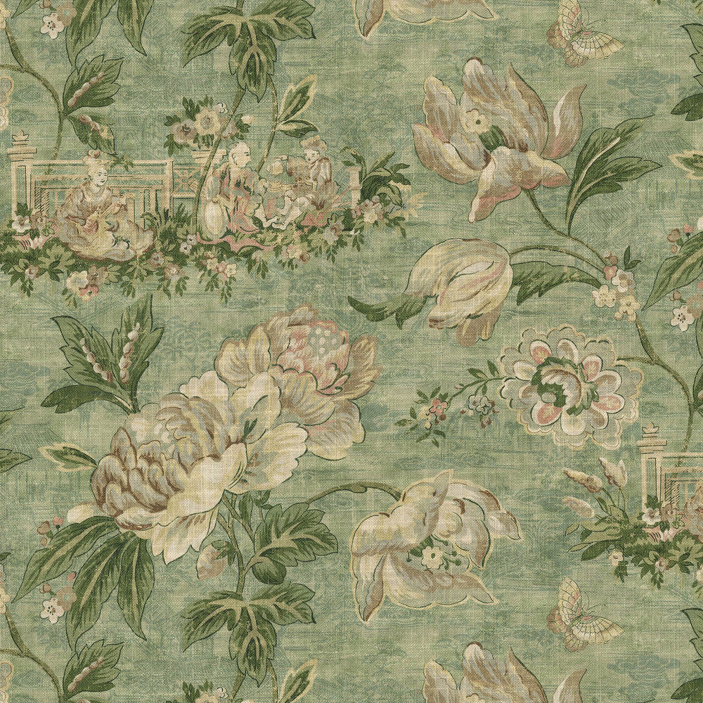 Sharded Wisdom Basil by PK Lifestyles Designer Fabric - 75% cotton, 25% linen Pakistan 15000 Horizontal: 27 and Vertical: 25.25 54 - Swanky Fabrics -