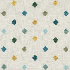 PK Lifestyles Fabric Gemstone Emb Aegean
