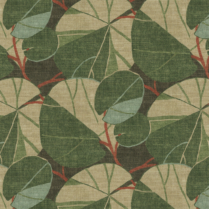 Leafy Place Grasshopper by PK Lifestyles Designer Fabric - 75% cotton, 25% linen Pakistan 15000 Horizontal: 13.5 and Vertical: 25.25 54 - Swanky Fabrics -